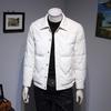 Mens Slim Fit Winter Down Jacket Lightweight White Duck Coat Casual Warm Outerwear Youth