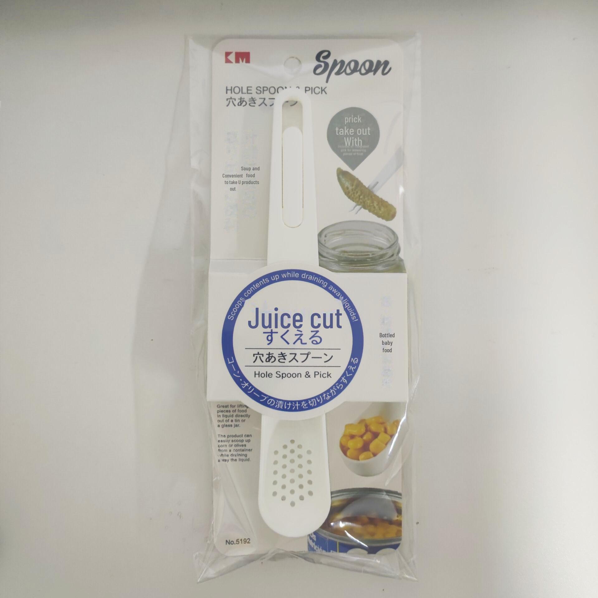 

Ложка-фильтр для банок с тунцом и многофункциональный белый дуршлаг для кухни и корма для домашних животных