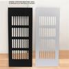 Wide Vent Perforated Sheet Aluminum Alloys Air Vent Cover Ventilations Grilles Rectangles Metal Louvered Grills Cover