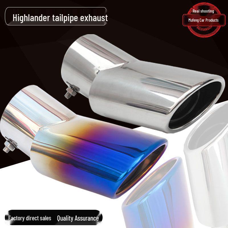 Universal Tailpipe Exhaust Modification for Highlander, Ix35, Range Rover, CRV, and Similar-Sized Vehicles