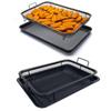 Stainless Steel Baking Tray for Oven Elevated Mesh 2 In 1 Grid Air Fryer Holder  Fries