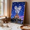 Disney Mickey and Minnie Castle DIY Painting Set Gift  Home Decoration  Artificial Gemstone Painting Picture Art