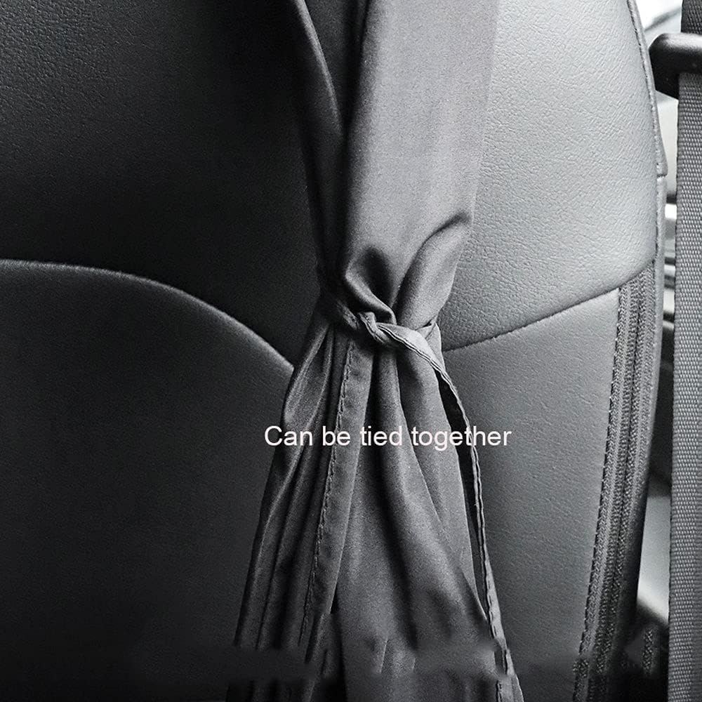 Ovege Car Divider Curtains Sun Shade-Privacy Travel Nap Night Car Camping Detachable Simple Curtain(Black)