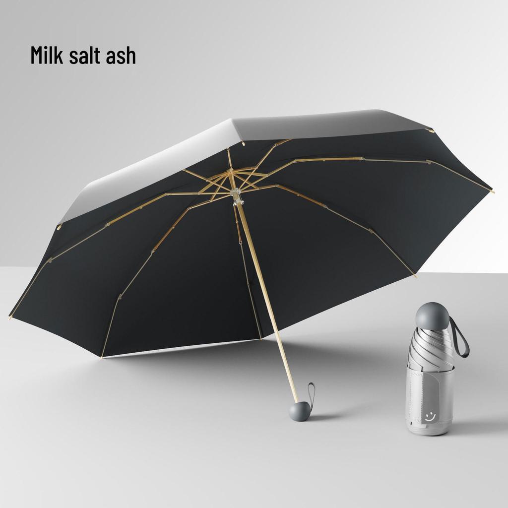 Ultra-Light Compact Folding Umbrella: High-End Student Rain & Sun Protection