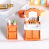 Spielzeugmodelle Mini-Möbel Spielmuster Kinder Subminiatur-Spielzeug Badezimmerszene Set Kugelform