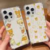 Cute Rilakkumas Bear Phone Case For Samsung A56 A26 A33 A54 A52 A51 A73 A55 A53 A36 A35 A34 A32 A25 A24 A23 A16 A15 A14 4G 5G