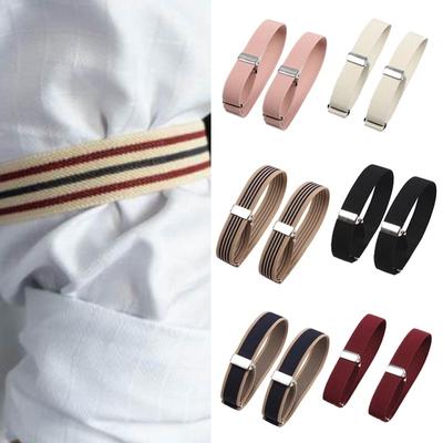 Elastic Armband Shirt Sleeve Holder Women Men  Adjustable Arm Cuffs Bands