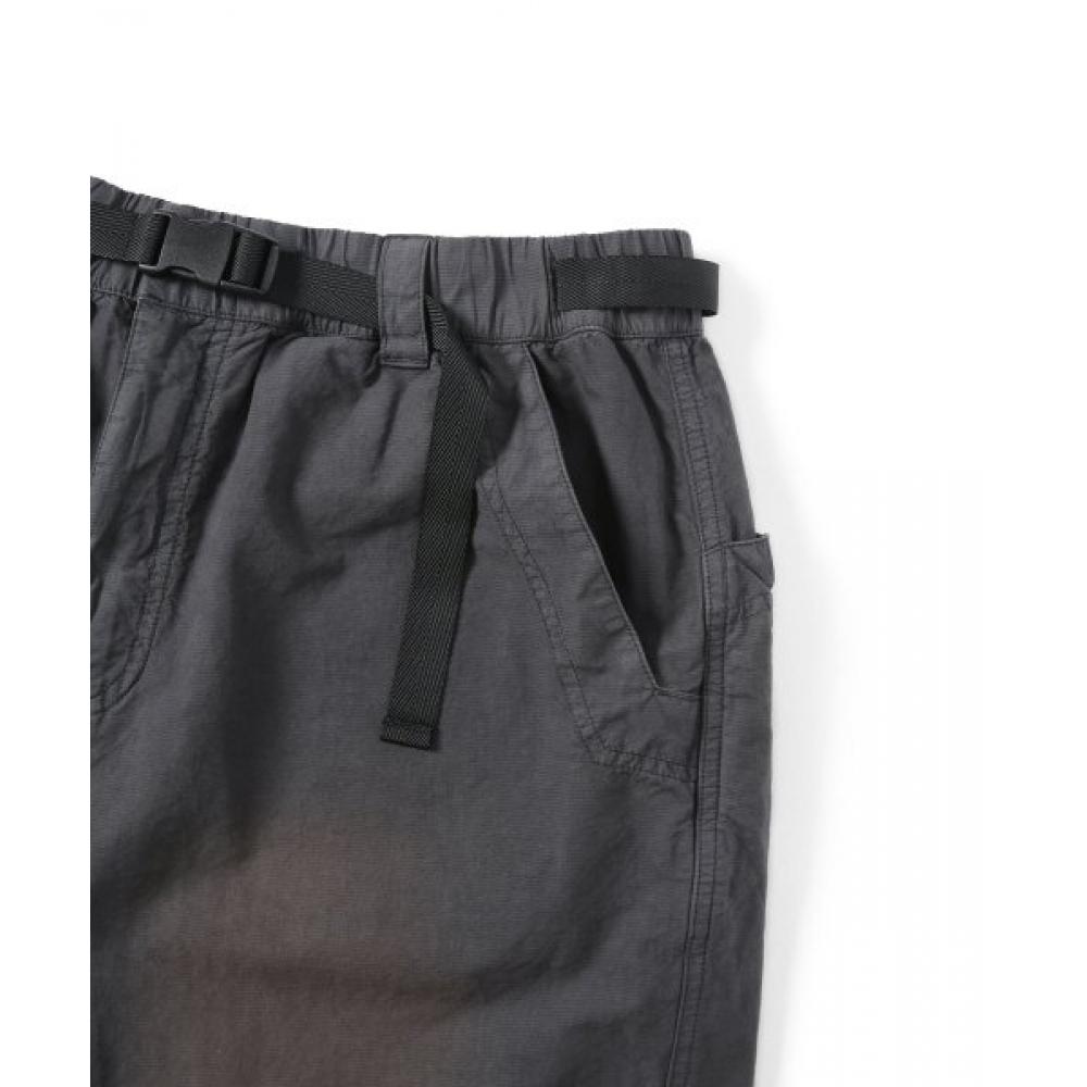 Belted Dying Short Dark Grey