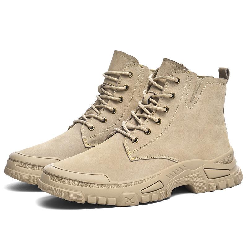 Autumn and winter couple high-top men's and women's Martin boots outdoor cotton thickened couple sports hiking hiking shoes