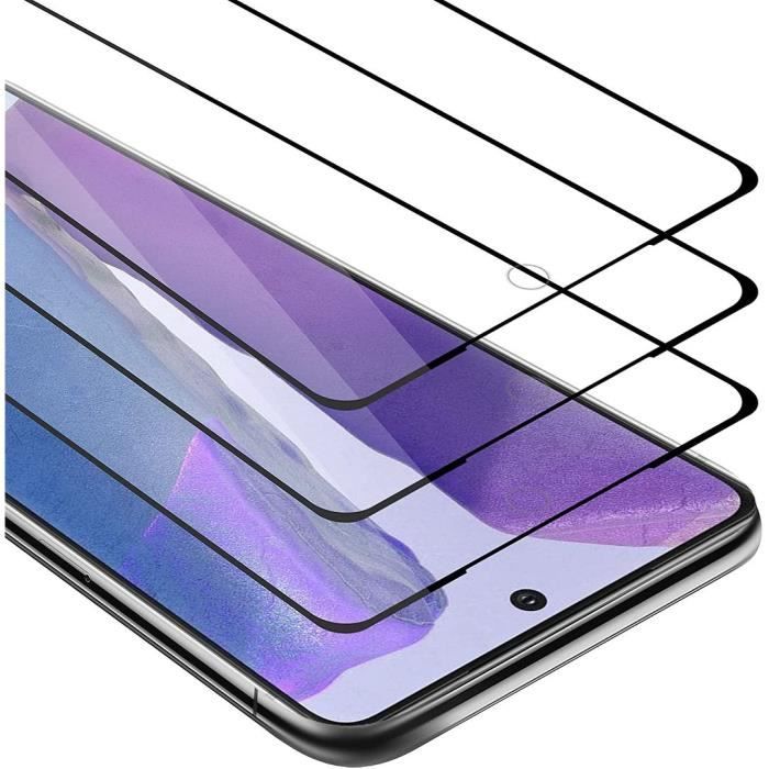 Verre trempé PROSHOP pour Samsung Note 20 - Lot de 3 - Protection écran 9H - Anti-rayure