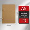 Thickened Sketchbook: 16 Coil-Bound Sheets, 8 Drawing Pages for Kids, Free Shipping