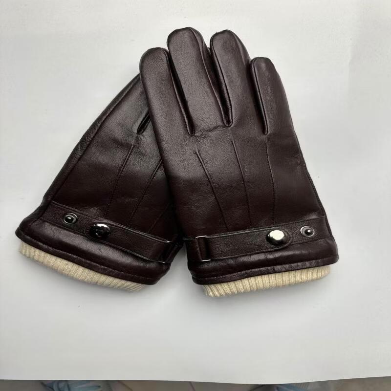 Мужские водонепроницаемые зимние кожаные перчатки Yuzhuxun