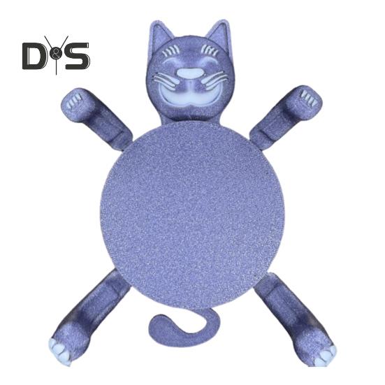 

Подставки под стаканы с котами в виде 3D-принтера, термостойкие, водонепроницаемые, защита столешницы, забавные, креативные подставки в форме животных, подставка под чашку фиолетовый