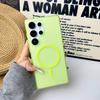Translucent Matte PC Phone Case For Samsung Galaxy S26 S25 Ultra S24 S23 Ultra Magnetic For Magsafe Wireless Charge Shockproof Cover