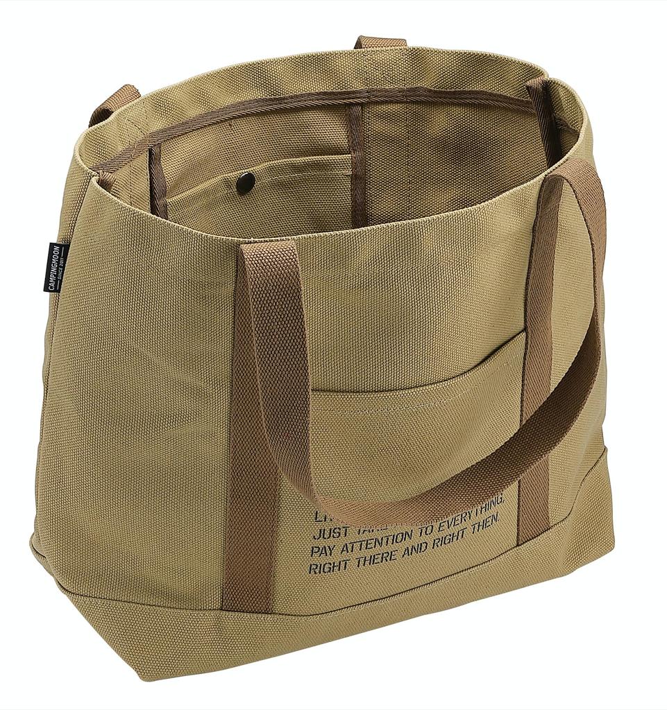 CAMPING MOON Canvas Tote, Military Tote, Camping Gear Storage Case, 24oz, Extra Thick Canvas, B4 Size, B-189