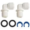 1 4 Tube Fitting Quick Connect Fitting Color White Reusable Components Speed Fit Components Wide Compatibility