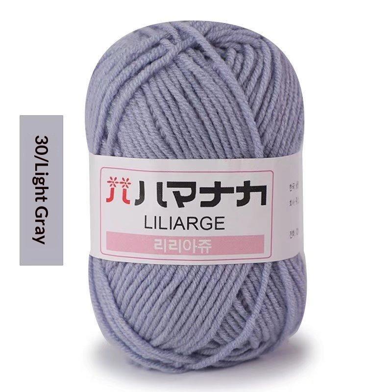 4Pcs Diy Baby Milk Sweet Soft Cotton Knitting Wool Yarn Thick Fiber Velvet Yarn Hand Knitting Wool Crochet Yarn For Diy Sweater