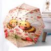 1pc Love Bees Valentine's Day Hearts Gift Umbrella with Plastic Handle,Suitable for All Seasons Home Travel Outdoor Umbrellaptys31019
