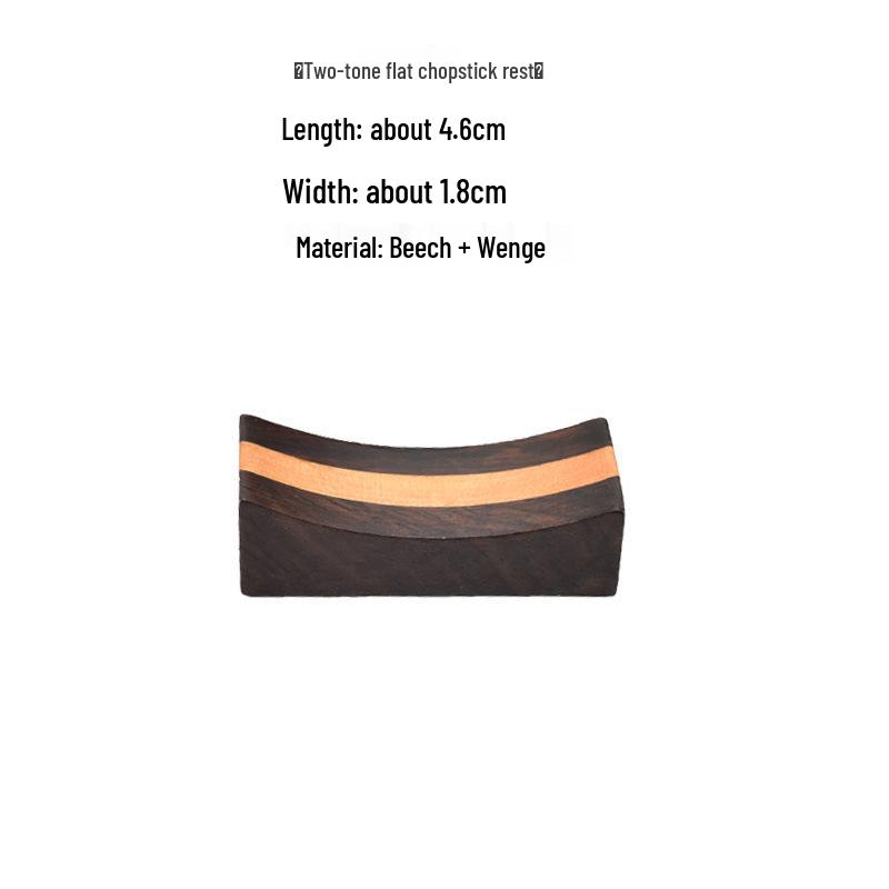 Japanese Style Rosewood Chopstick Rest - Dual-Use for Home & Hotel.