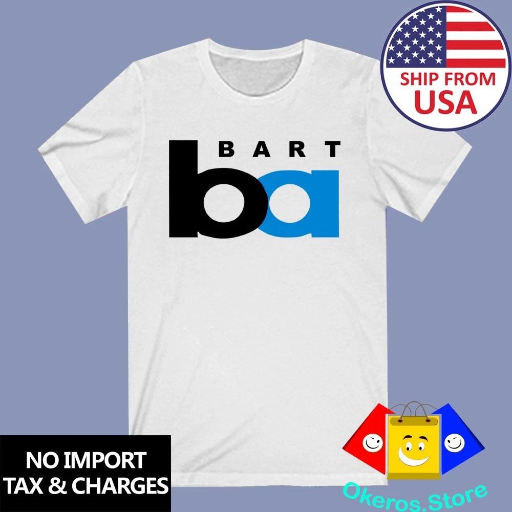 Bay Area Rapid Transit Men s White Size S to 3XL M