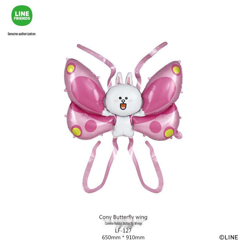 Colorful Children's Angel Wings Inflatable Butterfly Balloons for Night Market and Street Stall Decoration