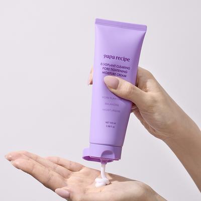 Crème hydratante raffermissante et purifiante pour les pores à l'aubergine 100ml