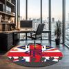 Rangers F.C Printed Round Rug Carpet Chair Rug Area Rug Entryway Doormats,for Office Chair Living Room Bedroom Kitchen Room.