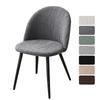 1pc Solid Color Durable Chair Cover Jacquard Duckbill Seat Slipcovers Curved Back Dining Small Armchair Cover for Wedding Home