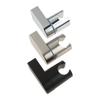 Wall Mounted Hand Shower Head Holder Universal Adjustable Full Plating Shower Rail Head Holder Bathroom Bracket Stable Rotation