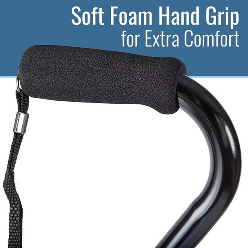 2 Stück Schwämme Walker Gehhilfe Griffabdeckung für ältere Menschen Griffzubehör für Gehstock Verdicken Ersatzgriffe Schwamm Krückengriffe