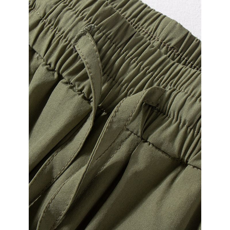 Men's Casual Pants Summer New Style Lightweight Breathable Quick-Dry Long Pants Simple and Neat Basic Versatile Loose Pants Trendy