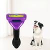 Pet Grooming Brush Deshedding Brush Removes Loose Hair Tangles Cat Comb Shedding Rake Pet Hair Remover Brush for Dogs Cats