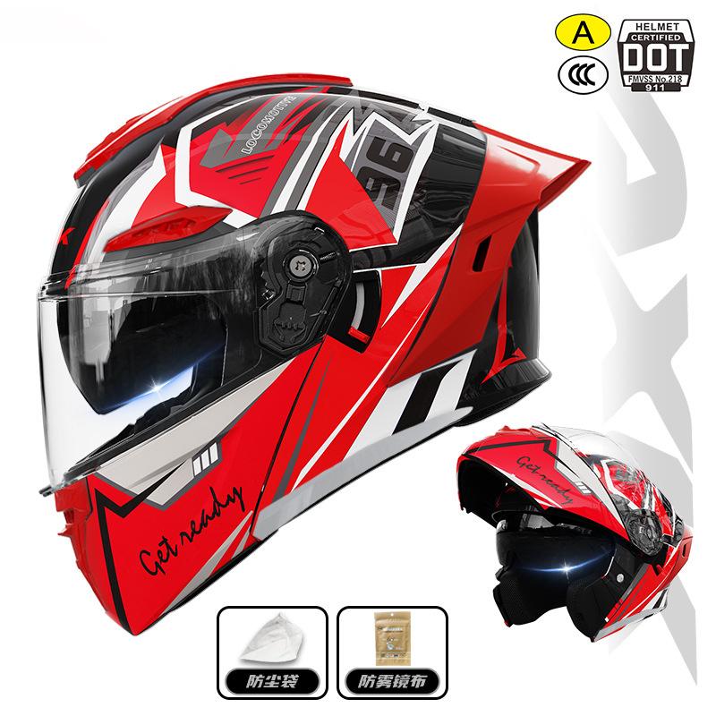 MRC Blue Color Full Face Motorcycle Helmet for Men Women Moto Helmet Original DOT Approved Helmet Full Face Helmet Racing Helmet