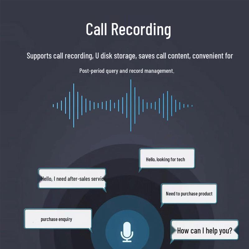 Weiling Gigabit WiFi IP Conference Phone (CN Version)