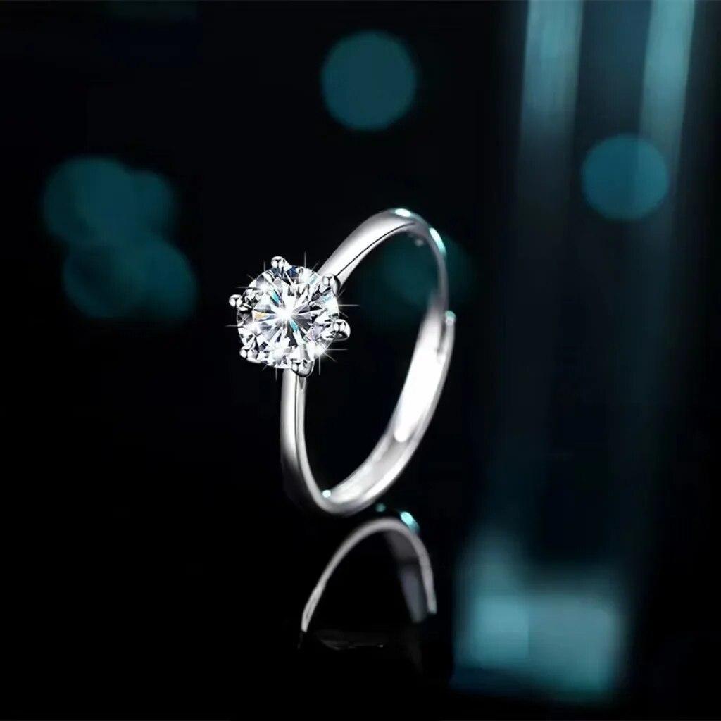 

Кольцо для женщин из стерлингового серебра S925 с позолоченным кольцом Eternity Band из 18-каратного золота, ювелирные изделия для свадебной вечеринки