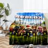 Roblox Theme Printed Blanket - Perfect for Couch, Bed, Travel & Outdoor Use | Machine Washable, Cozy & Durable.