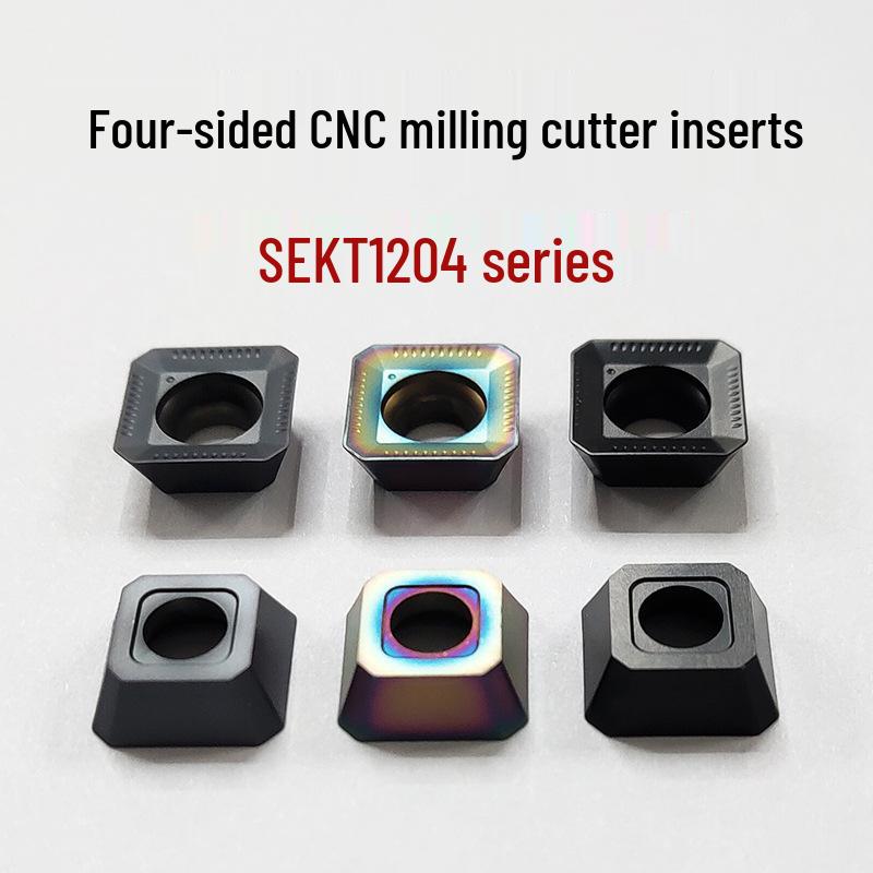 

CNC SEKT1204 Cast Iron Milling Inserts - Square, Hard Alloy, Stainless Steel Model C - Steel/Stainless Steel