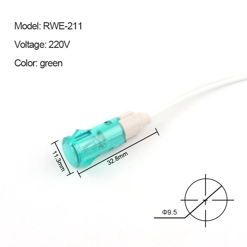 

5 шт. сигнальная лампа панель монтажа неоновый индикатор 380 220 В 12 В/24 В постоянного тока 10 мм MDX-11A с проводом направляющая сигнальная лампа красный зеленый желтый