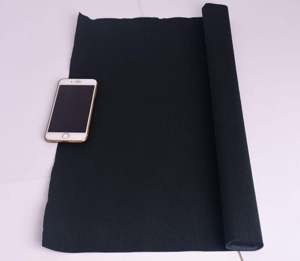 Thickened Colored Crepe Paper for DIY Flowers, Stretchable Ruffled Paper for Kindergarten Crafts