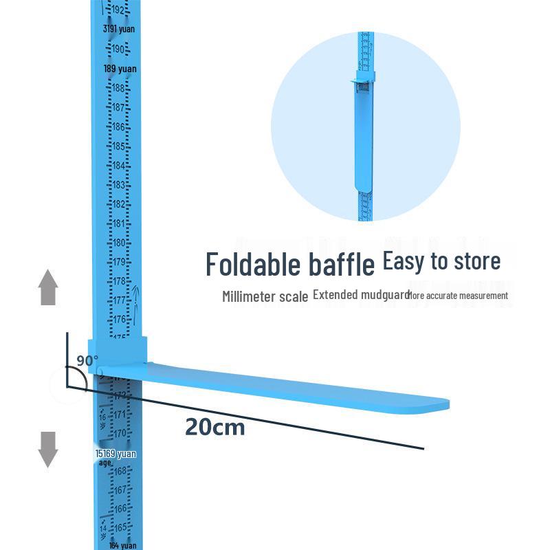 Children's Removable Height Chart Wall Sticker Ruler