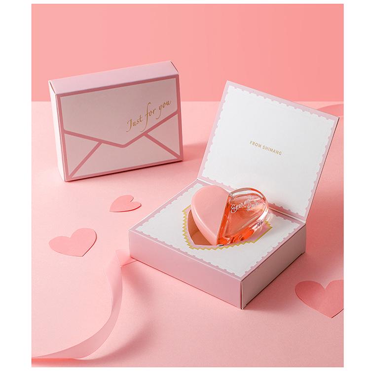First Love Paris Heart Perfume Set: Long-Lasting Light Fragrance with a Girlish Heart and Mango Notes for Women