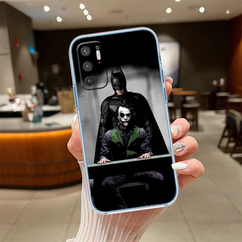 RE12 Batman Transparent Phone Case for LG K22 K30 K40 K40S K41 K42 K50 K50S K51 K51S K52 K61 K62 K71 K92 Q60 Q61 V40 V50 V60