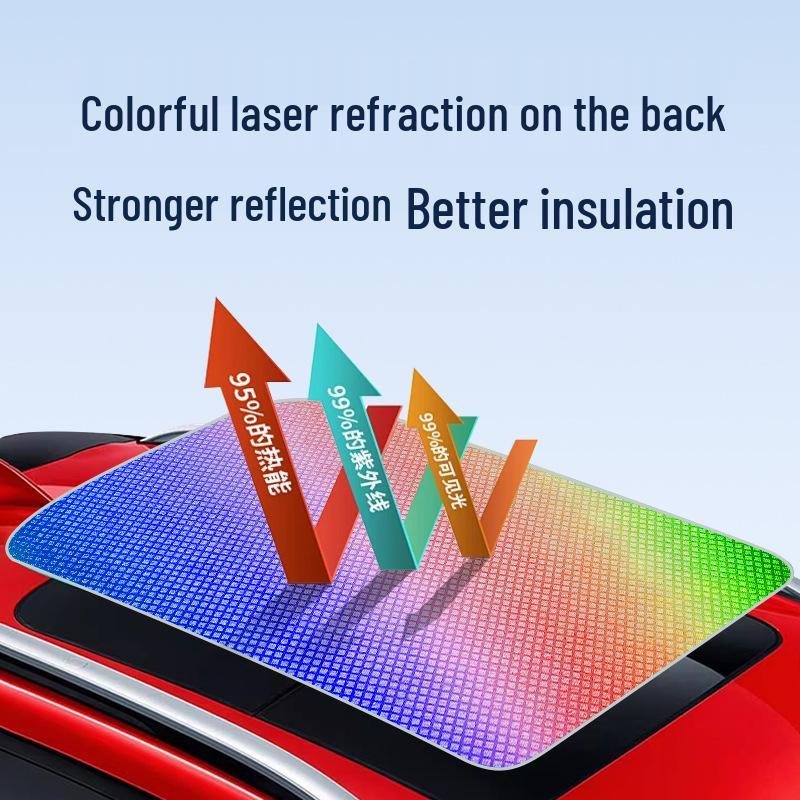 XPeng 23 G6 Sunroof Ice Crystal Sunshade: Heat Insulation, Sun Protection, Privacy Shield, Opaque