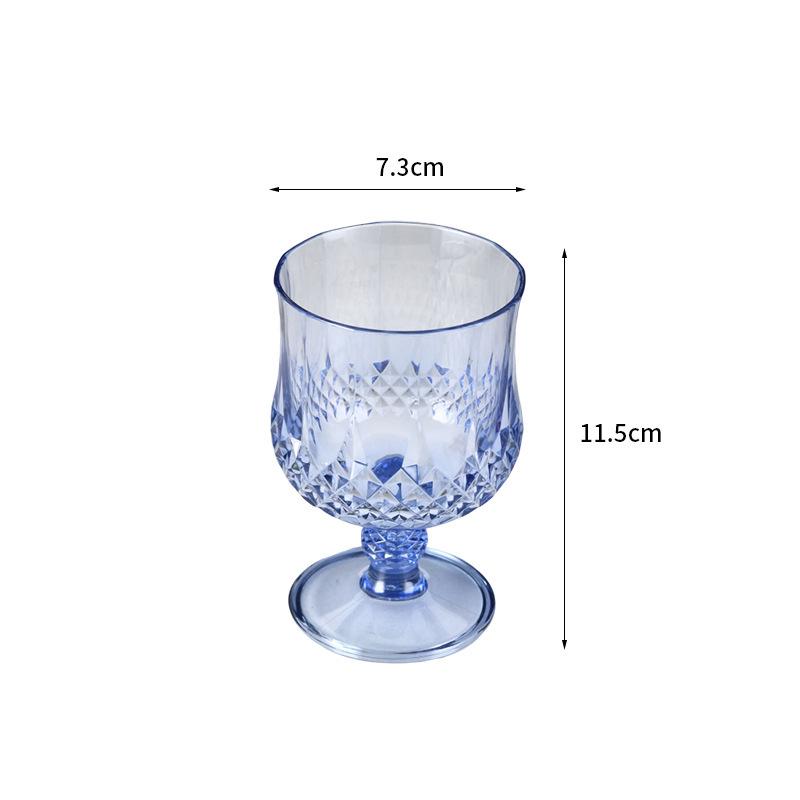 

Стиль INS Высокостеклянный Алмазный Пластиковый Бокал для Коктейлей - Элегантный, Прозрачный Бокал для Вина