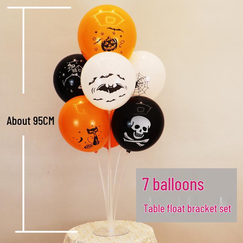 Halloween Balloon Decorations Set for Mall, Pub, KTV, Classroom, and Party Horror Atmosphere