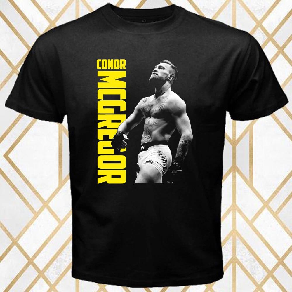 Conor McGregor Champion Black Reprint T-Shirt Unisex S-4XL