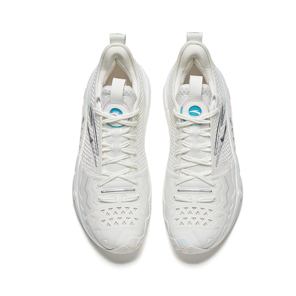Anta Schock Welle 5 Pro Niedrige Basketballschuhe Herren Weiß 112611119S-1