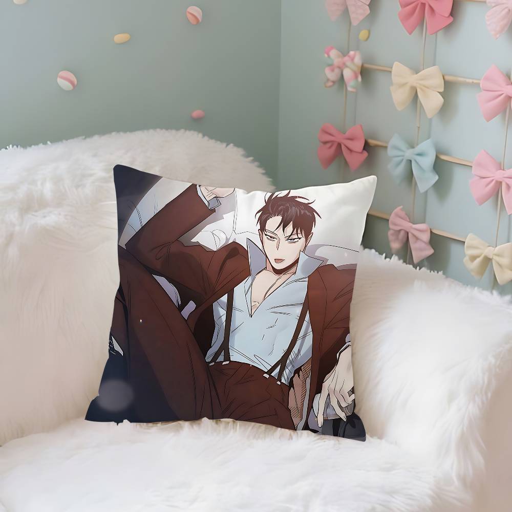 Manhwa R-roses And C-champagne Throw Pillow Covers Pattern Cushion Cover Suitable For Sofa Bedroom Car Pillow Cover