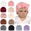 European Style Baby Hat with Bowknot Bunny Ears for All Seasons