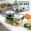 Salad Pod with Dressing Cup Portable Leakproof Salad Jars with Lid Meal and Snack Container Mason Jars for Office Picnic Travel